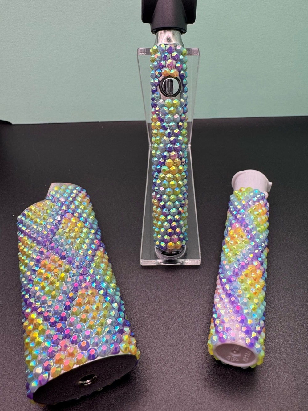 Rhinestone 510 Threaded Battery